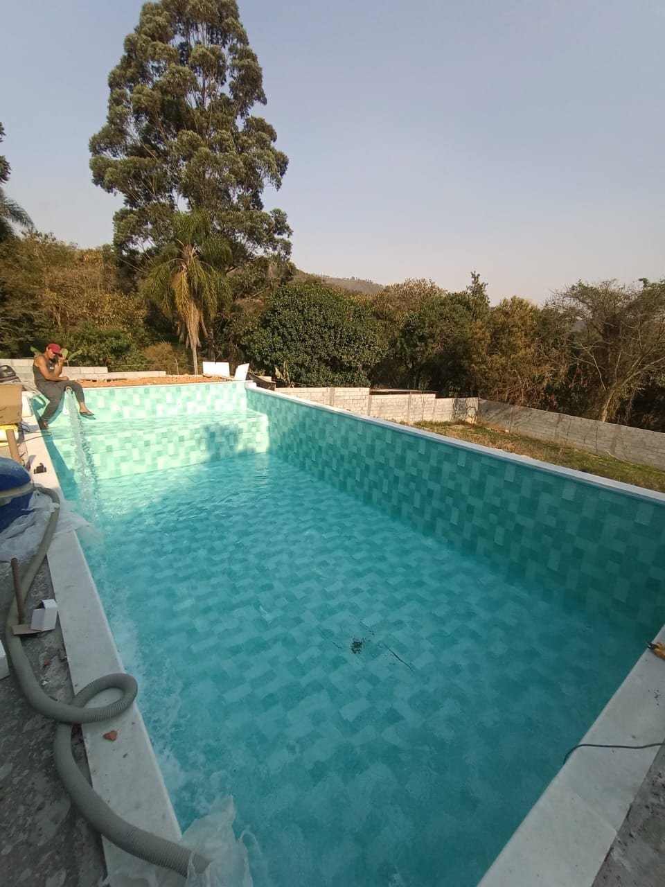 Troca de revestimento de vinil - Piscinas de Vinil